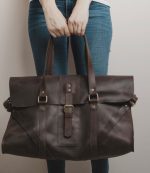 کیف تمام چرم دستدوز جویبار