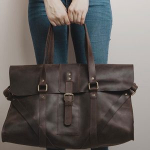 کیف تمام چرم دستدوز جویبار